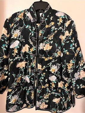 Chinese Tang Style Silk Jacket